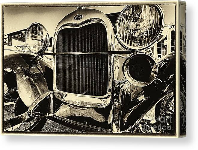 Classic Canvas Print featuring the photograph Antique Ford Car #1 by Danny Hooks