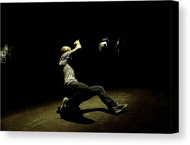 Dance Canvas Print featuring the photograph B Boy 8 #1 by D Justin Johns