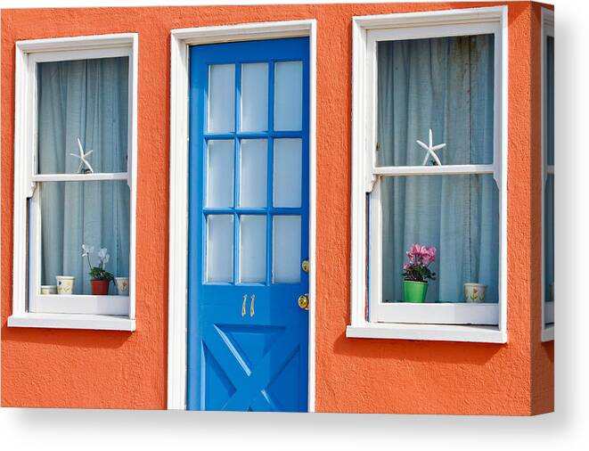 Beach Cottage Canvas Print featuring the photograph Beach Cottage #1 by Ben Graham