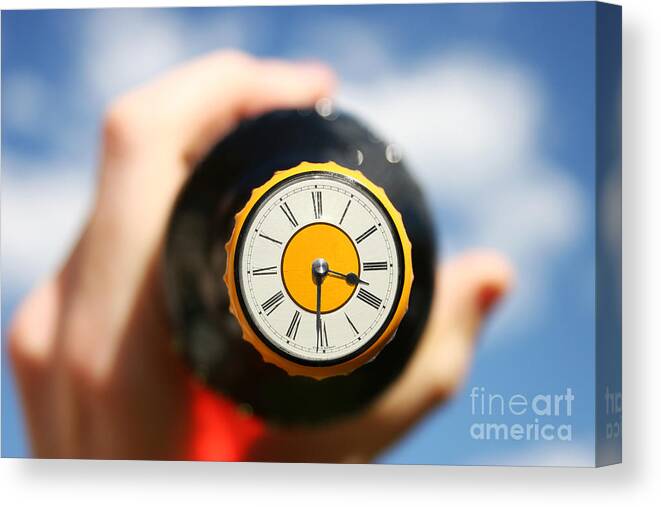 Beers Canvas Print featuring the photograph Beer OClock #1 by Jorgo Photography