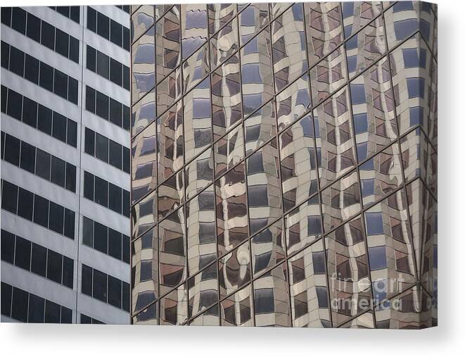 Abstract Canvas Print featuring the photograph Convergence #2 by Lynn England