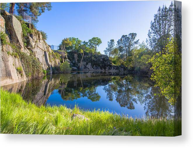 Copp's Quarry Canvas Print featuring the photograph Copp's Quarry by Jim Thompson