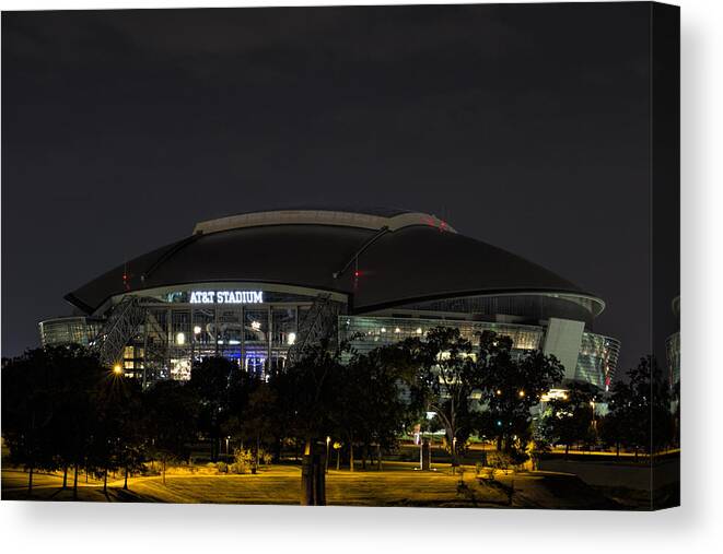 Dallas Cowboys Canvas Print featuring the photograph Dallas Cowboys Stadium #1 by Jonathan Davison