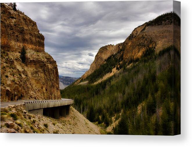 glen Creek Canvas Print featuring the photograph Golden Gate Canyon #1 by Lana Trussell