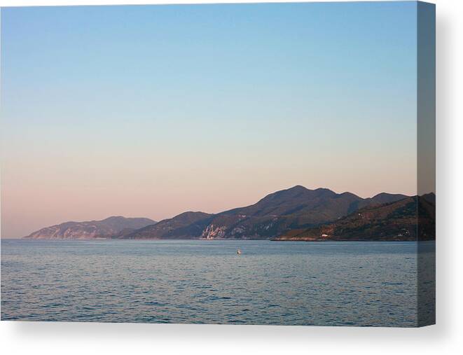 Aegean Canvas Print featuring the photograph Greek islands #1 by Tom Gowanlock