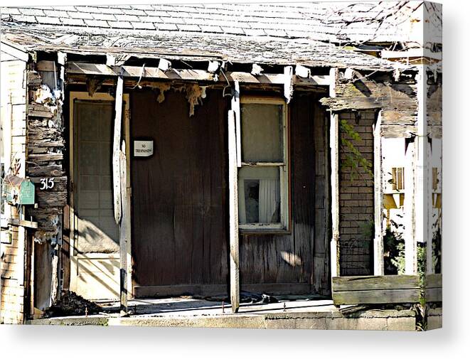 Decay Canvas Print featuring the photograph Home #1 by Joseph Yarbrough