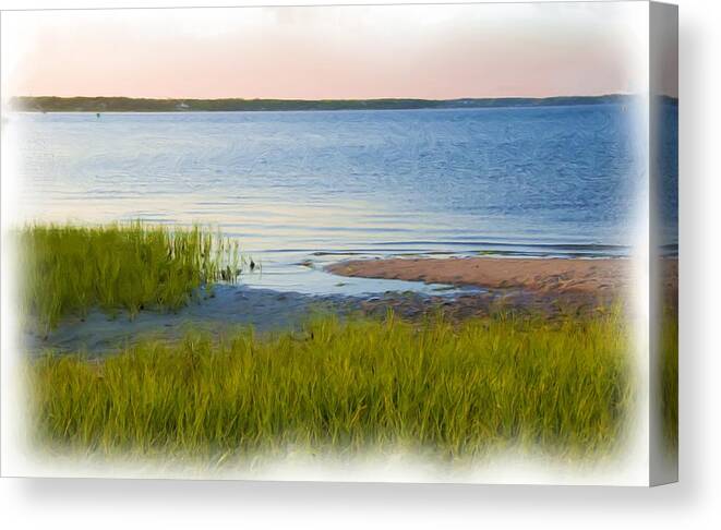 Waterfront Canvas Print featuring the photograph Inlet by Cathy Kovarik