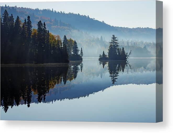 Laurentian Canvas Print featuring the photograph Laurentides #1 by Mircea Costina Photography