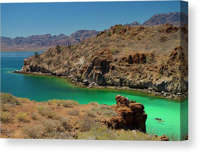 Adventure Canvas Print featuring the photograph Mexico, Baja, Sea Of Cortez #1 by Gary Luhm