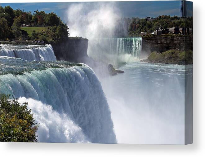 Niagara Falls Canvas Print featuring the photograph Niagara Falls #1 by Jackson Pearson
