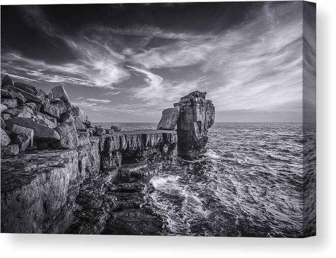 Dorset Canvas Print featuring the photograph Pulpit Rock by Andy Bitterer
