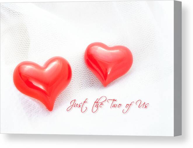Art Canvas Print featuring the photograph Red heart of Love #1 by U Schade