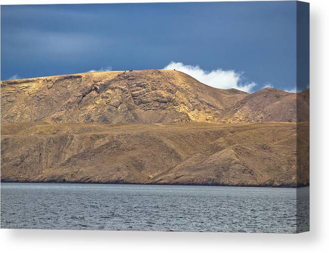 Pag Canvas Print featuring the photograph Stone desert island of Pag #1 by Brch Photography