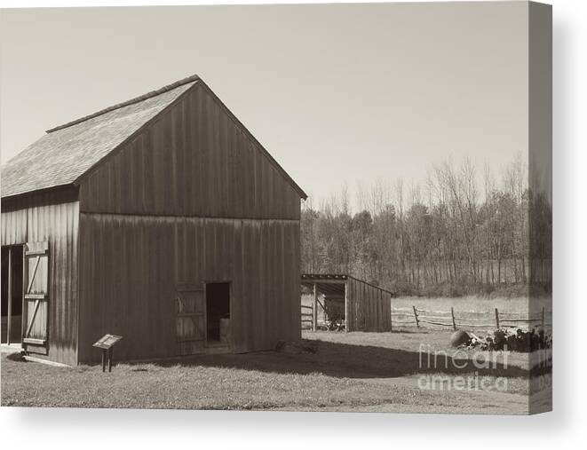 Barn Canvas Print featuring the photograph The Barn #2 by William Norton