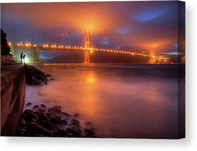 Romance Canvas Print featuring the photograph The Place Where Romance Starts #1 by William Lee