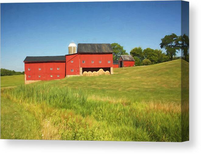 Farm Canvas Print featuring the photograph Country Living in Virginia by Kim Hojnacki