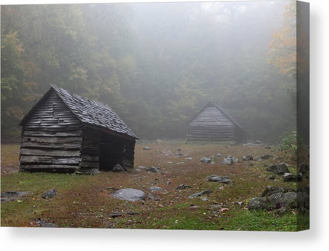 Scenics Canvas Print featuring the photograph Usa, Tennessee, Smoky Mountains #1 by Henryk Sadura