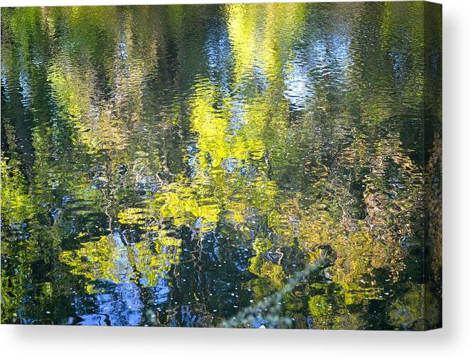 Mason Canvas Print featuring the photograph Winnebago River Reflection #1 by Curtis Krusie