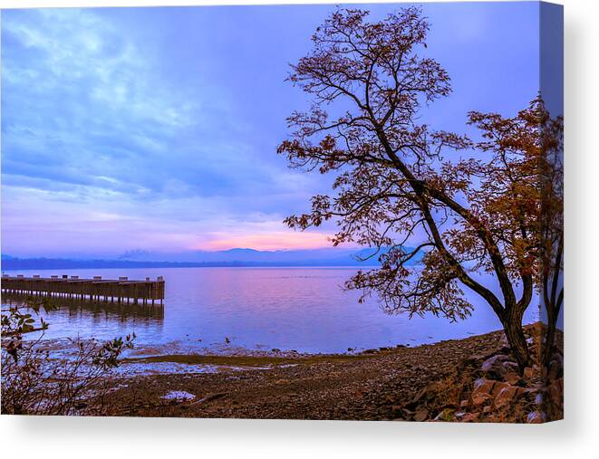 Lake Pend Oreille Canvas Print featuring the photograph 11-01-2014 by Kirk Miller