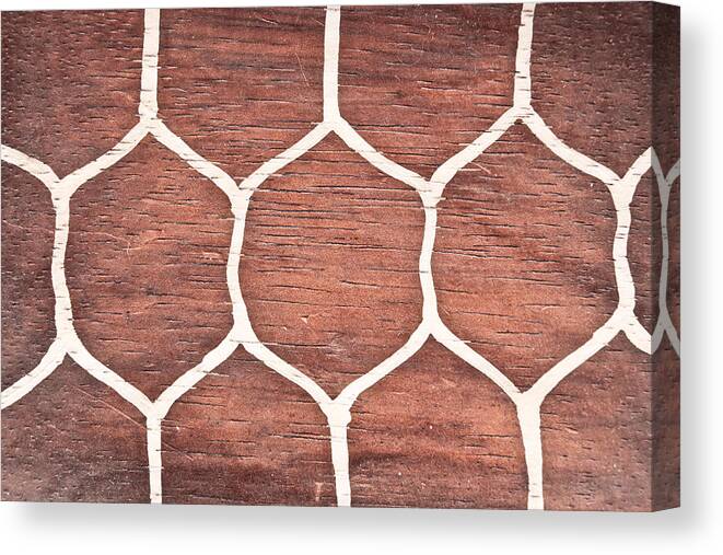 Background Canvas Print featuring the photograph Wood background #11 by Tom Gowanlock