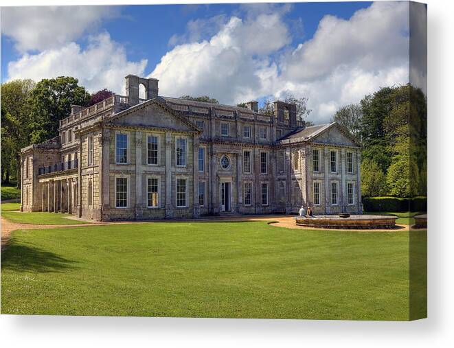 Appuldurcombe House Canvas Print featuring the photograph Isle of Wight #13 by Joana Kruse