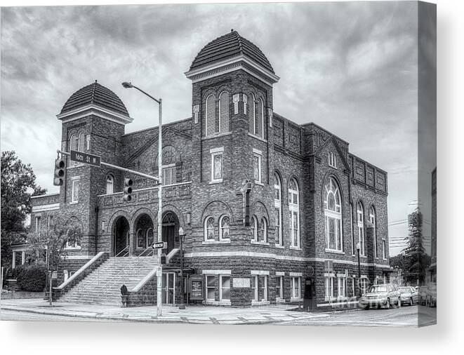 Clarence Holmes Canvas Print featuring the photograph 16th Street Baptist Church II by Clarence Holmes
