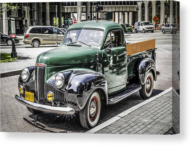 Business Concept Canvas Print featuring the photograph 1930s Studebaker by Chris Smith