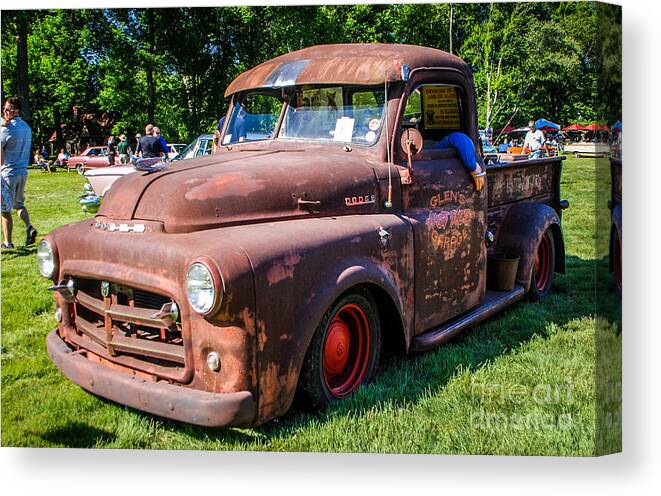 1952 Canvas Print featuring the photograph 1952 Dodge Pickup by Grace Grogan