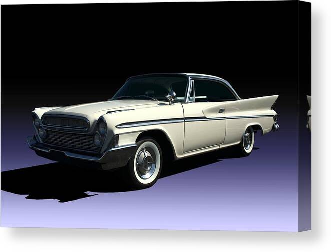 1961 Canvas Print featuring the photograph 1961 DeSoto Fireflite by Tim McCullough