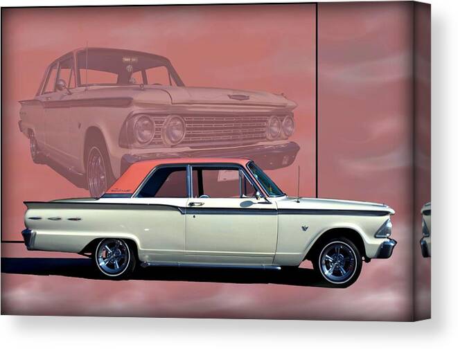 1962 Canvas Print featuring the photograph 1962 Ford Fairlane 2 Door Sports Coupe by Tim McCullough