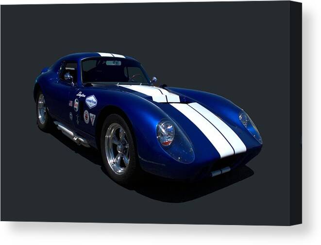 1965 Canvas Print featuring the photograph 1965 Shelby Daytona Coupe Replica by Tim McCullough