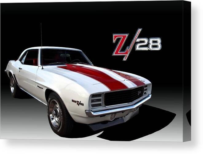 1969 Canvas Print featuring the photograph 1969 Camaro Z28 RS by Tim McCullough