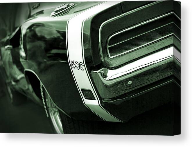 1968 Canvas Print featuring the photograph 1969 Dodge Charger 500 by Gordon Dean II