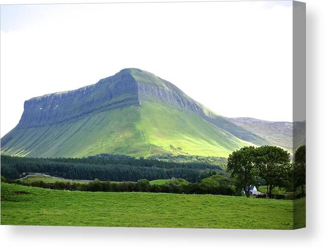 Sligo Canvas Print featuring the photograph Ben Bulben by Norma Brock