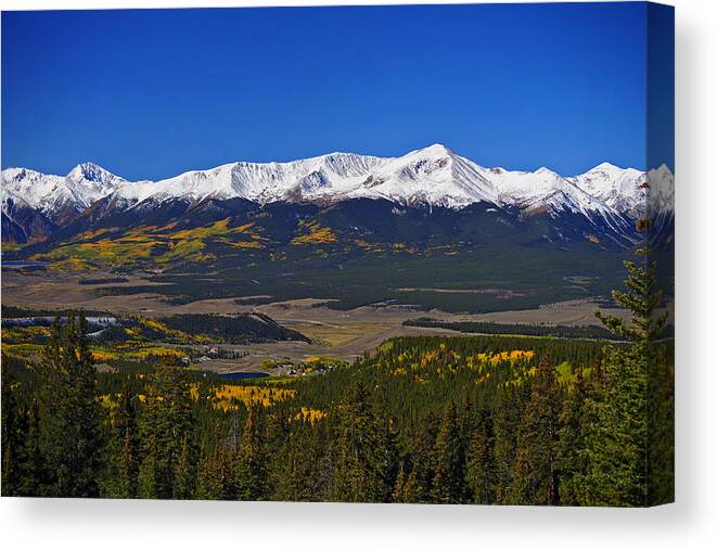 Colors Of Elbert Canvas Print featuring the photograph Colors of Elbert #2 by Jeremy Rhoades