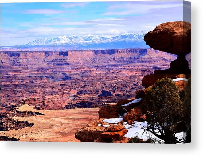 Canyonlands National Park Canvas Print featuring the photograph Island In The Sky #2 by Walt Sterneman