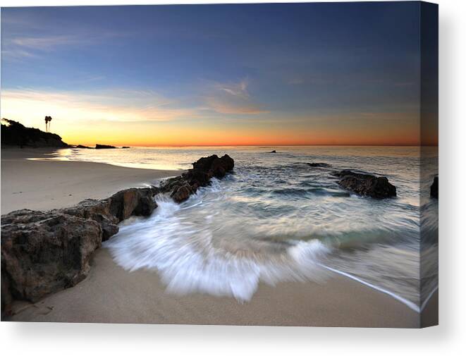 Sunrise Canvas Print featuring the photograph Laguna Beach Sunrise #2 by Dung Ma