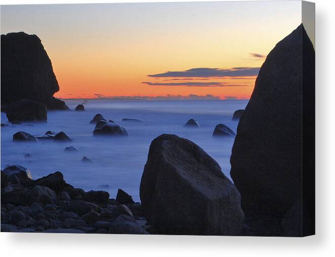 Lucy Vincent Beach Canvas Print featuring the photograph Lucy Vincent Dawn #2 by Steve Myrick