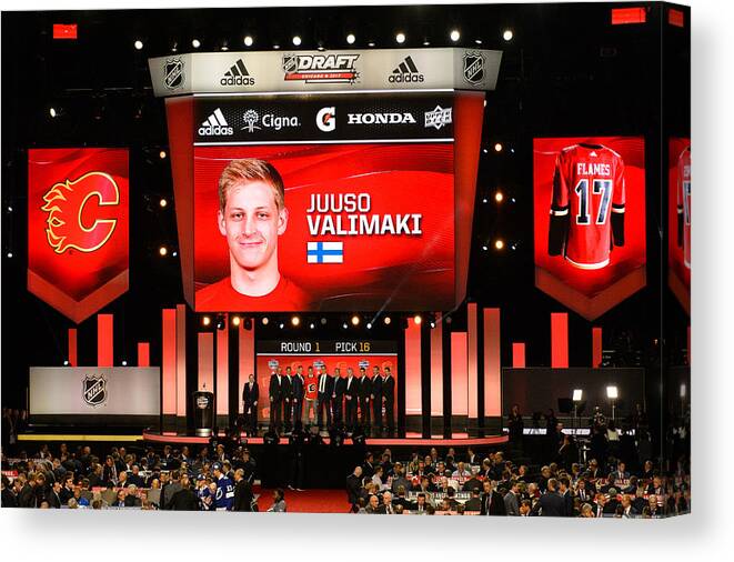 United Center Canvas Print featuring the photograph NHL: JUN 23 NHL Draft #2 by Icon Sportswire