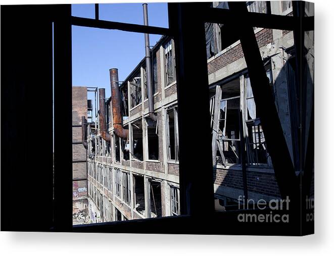Auto Canvas Print featuring the photograph Packard Factory #2 by Jim West