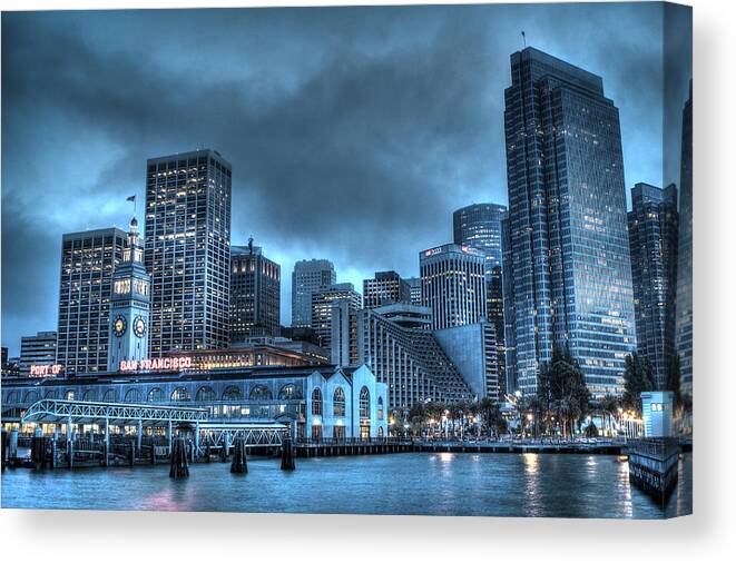 Port Canvas Print featuring the photograph Port of San Francisco #2 by SC Heffner