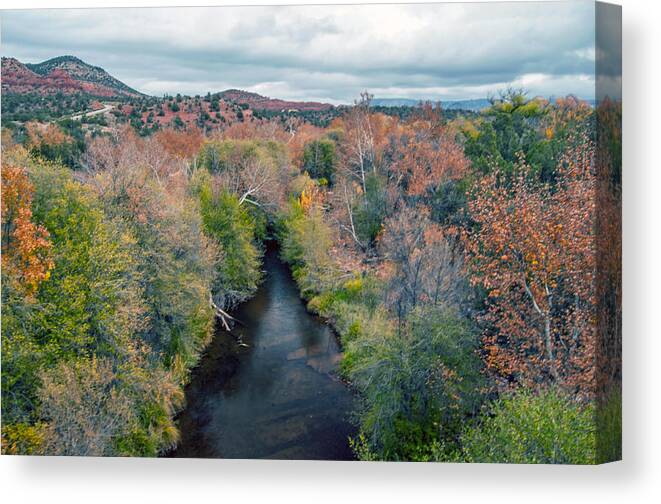 Fall Color Canvas Print featuring the photograph Sedona #3 by Tam Ryan