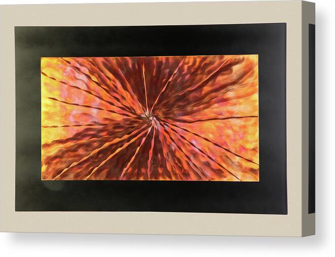 Abstract Canvas Print featuring the sculpture Super Nova #2 by Rick Roth