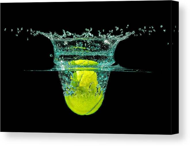 Activity Canvas Print featuring the photograph Tennis Ball by Peter Lakomy