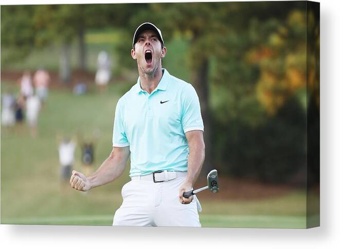 Atlanta Canvas Print featuring the photograph TOUR Championship - Final Round #2 by Sam Greenwood