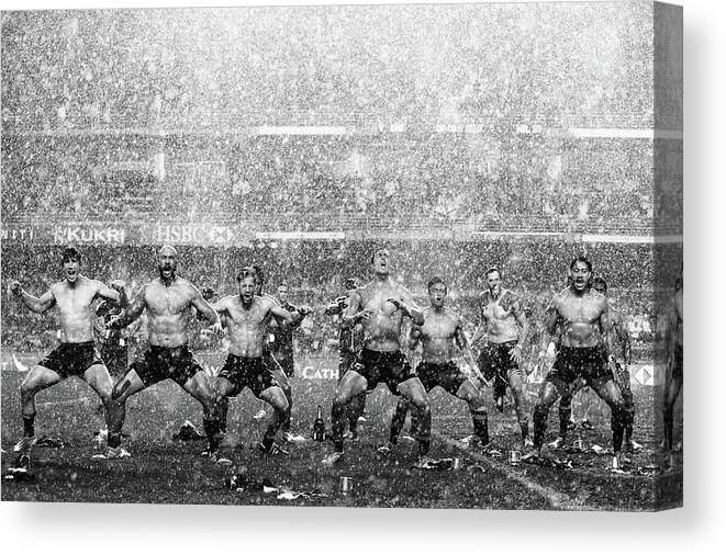 England Canvas Print featuring the photograph 2014 Hong Kong Sevens by Cameron Spencer
