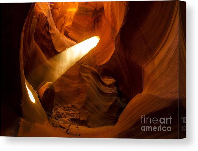 Lower Antelope Canyon Arizona Usa Daniel Knighton Pixel Perfect Canvas Print featuring the photograph Antelope Canyon #25 by Daniel Knighton