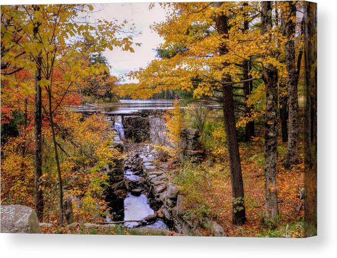 Fall Foliage In Massachusetts Usa Canvas Print featuring the photograph Fall Foliage in Massachusetts USA #25 by Paul James Bannerman