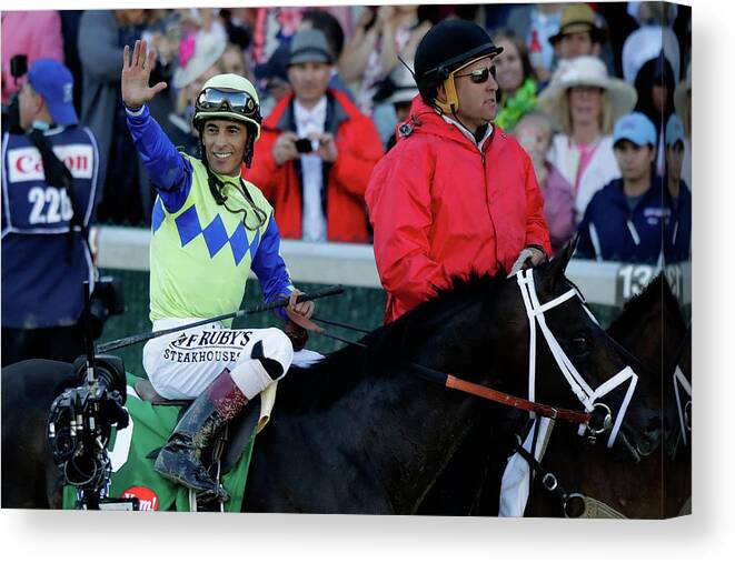 People Canvas Print featuring the photograph 143rd Kentucky Derby #3 by Andy Lyons