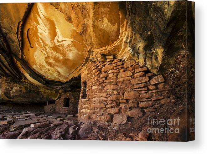 Utah Canvas Print featuring the photograph Ancient Spaces Utah by Bob Christopher